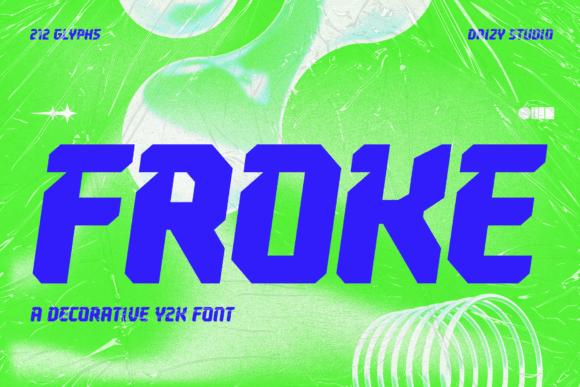 Froke: A Typeface Bridging Y2K Edge and Modern Digital Design