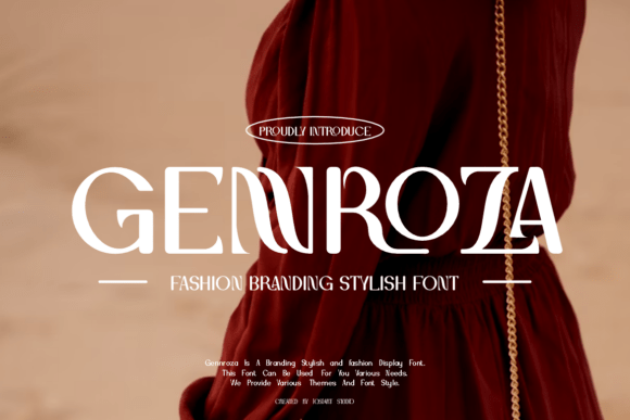 Gennroza: A Typeface for Luxury Branding and Editorial Design