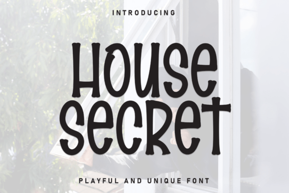 House Secret: The Friendly Display Font for Modern Brands