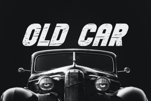 Old Car Font: Injecting Raw Power and Speed into Your Designs