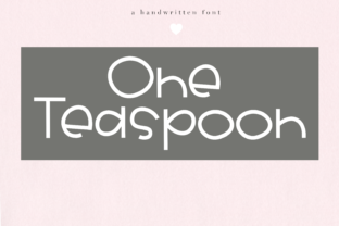 One Teaspoon: A Playful Twist on Modern Typography