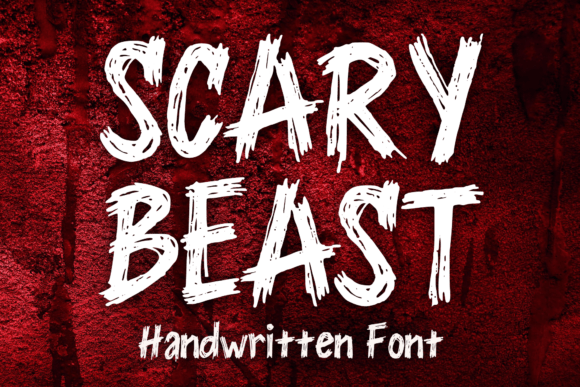 Scary Beast: The Grunge Typeface That Commands Attention