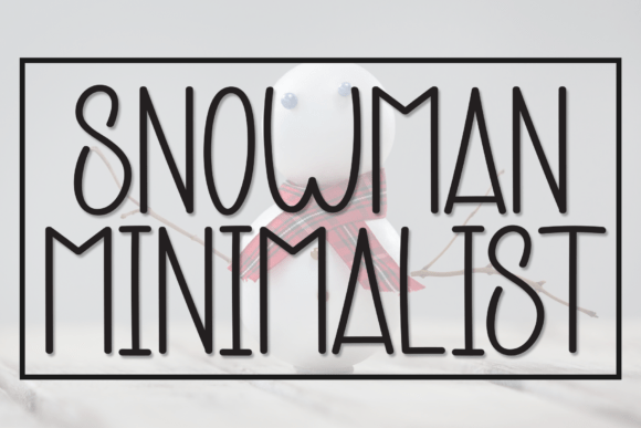 Snowman Minimalist: Friendly, Clean, and Ready to Use