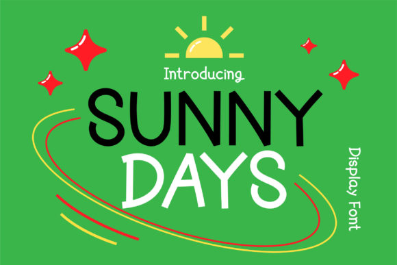 Sunny Days: A Display Font That Brings Joy to Every Project
