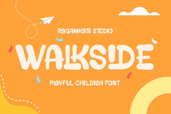 Walkside: A Display Font for Joyful Branding