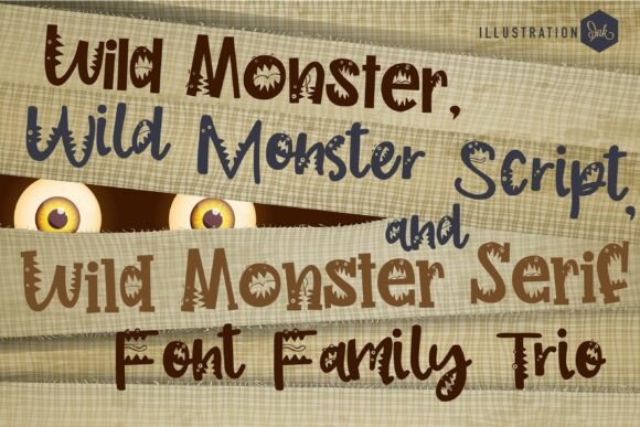 Wild Monster Trio: Unleash Creative Fright in Your Designs